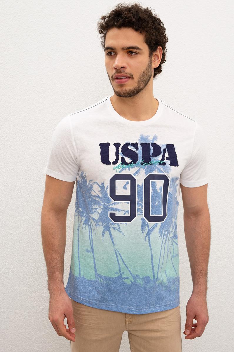 Erkek Kobalt Mavi Tişört