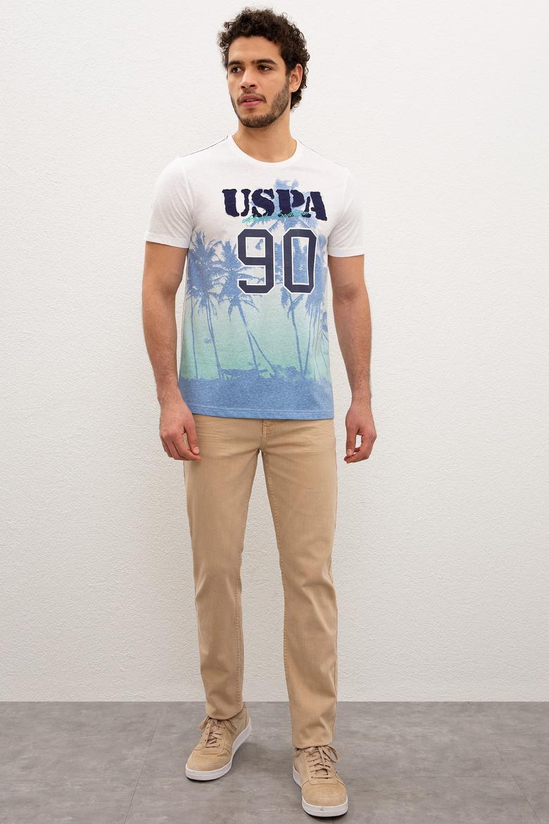 Erkek Kobalt Mavi Tişört - 50220551020