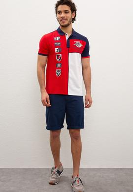 Erkek Kırmızı Polo Yaka T-Shirt - 50218870105