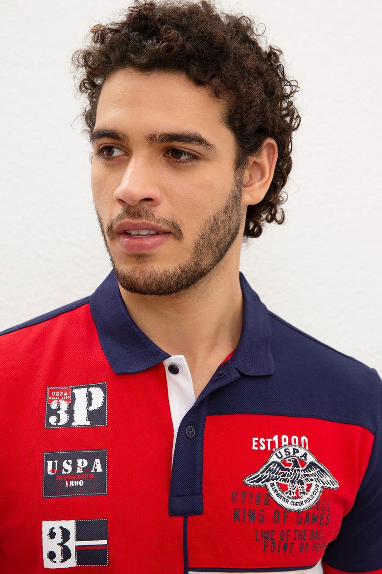 Erkek Kırmızı Polo Yaka T-Shirt - 50218870105