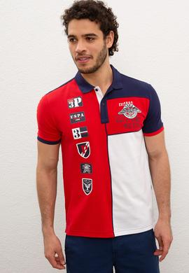 Erkek Kırmızı Polo Yaka T-Shirt - 50218870105