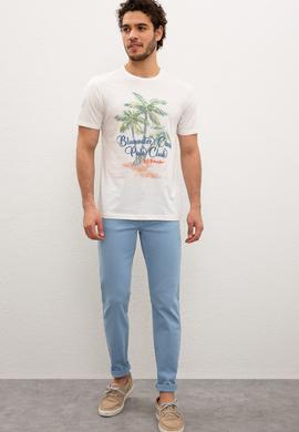 Erkek Beyaz T-shirt - 50219190036