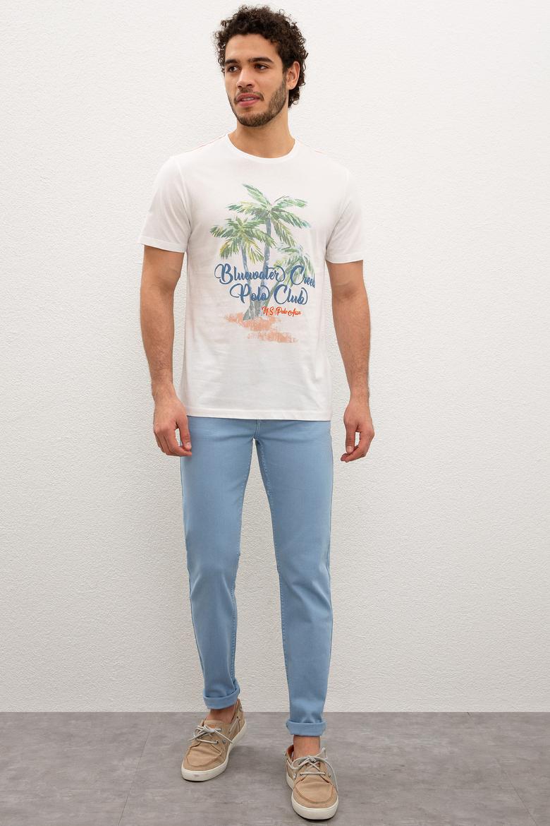 Erkek Beyaz T-shirt - 50219190036