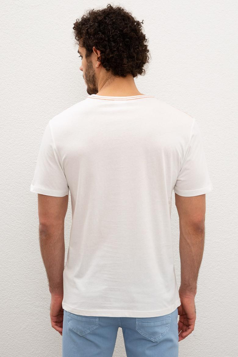 Erkek Beyaz T-shirt - 50219190036