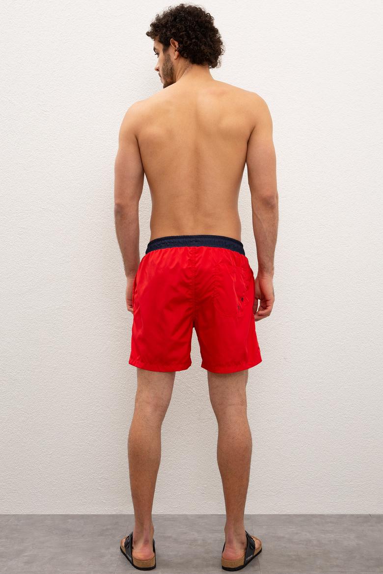 Erkek Kırmızı Deniz Şortu - 50218237010