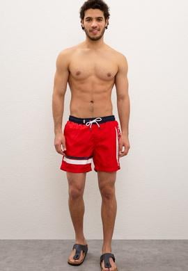 Erkek Kırmızı Deniz Şortu - 50218237010