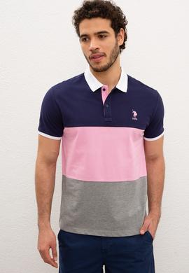 Erkek Gri Melanj Polo Yaka T-Shirt - 50199657029