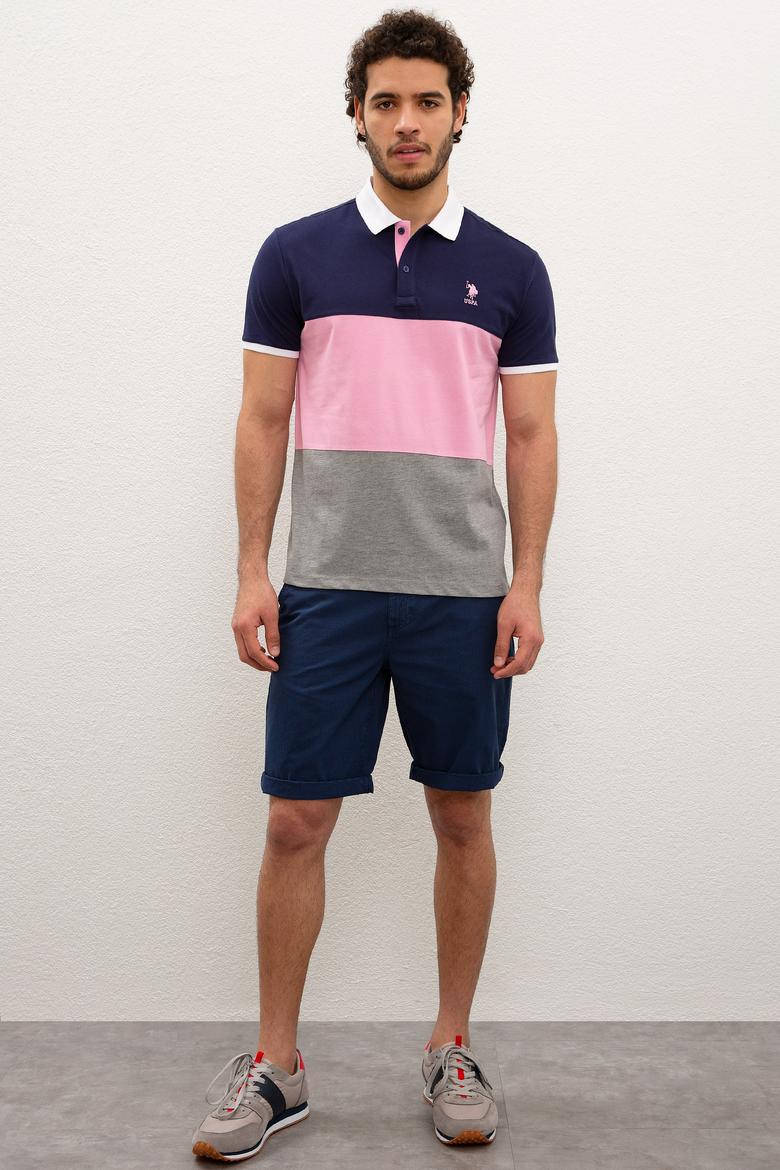 Erkek Gri Melanj Polo Yaka T-Shirt - 50199657029