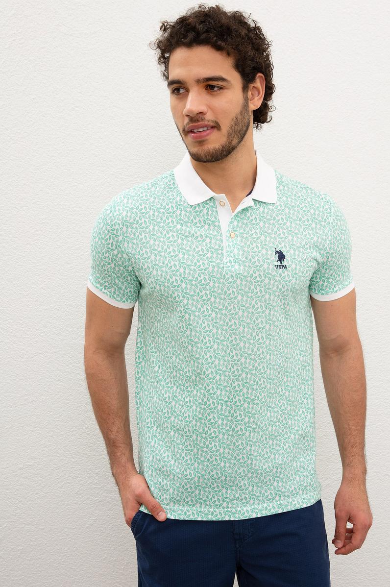 Erkek Mint Yeşili Polo Yaka T-Shirt