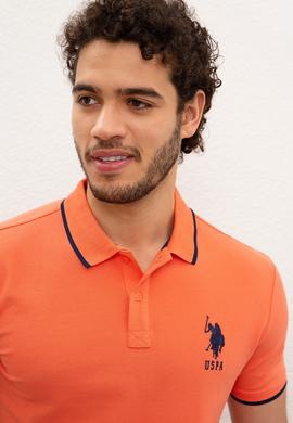 Erkek Somon Polo Yaka T-Shirt Basic - 50199990084