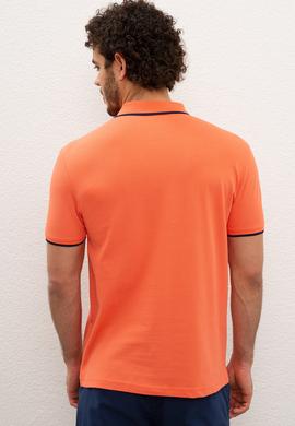 Erkek Somon Polo Yaka T-Shirt Basic - 50199990084