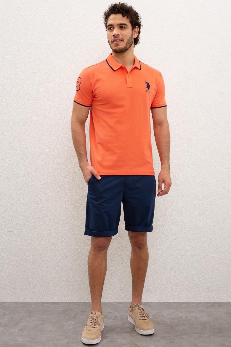 Erkek Somon Polo Yaka T-Shirt Basic - 50199990084