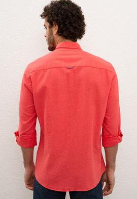 Erkek Kırmızı Gömlek Uzunkol - 50200410010