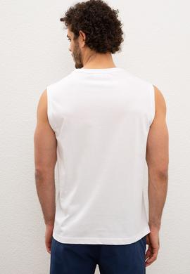 Erkek Beyaz T-shirt - 50205334009