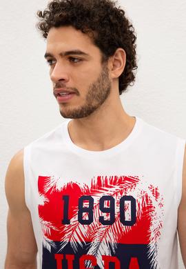 Erkek Beyaz T-shirt - 50205334009