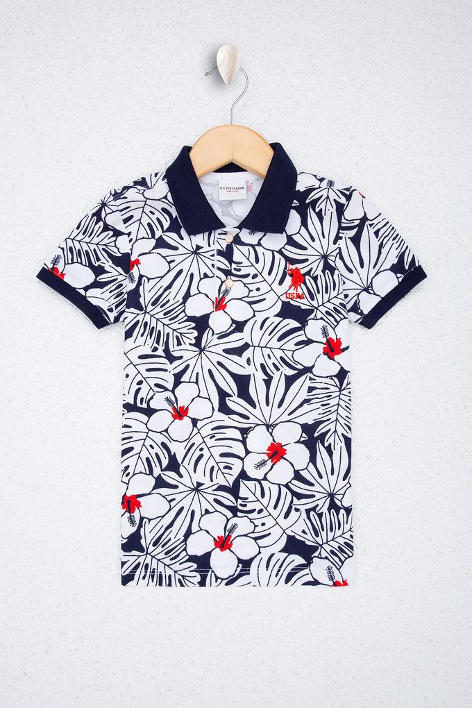 Erkek Çocuk Lacivert Polo Yaka Tişört