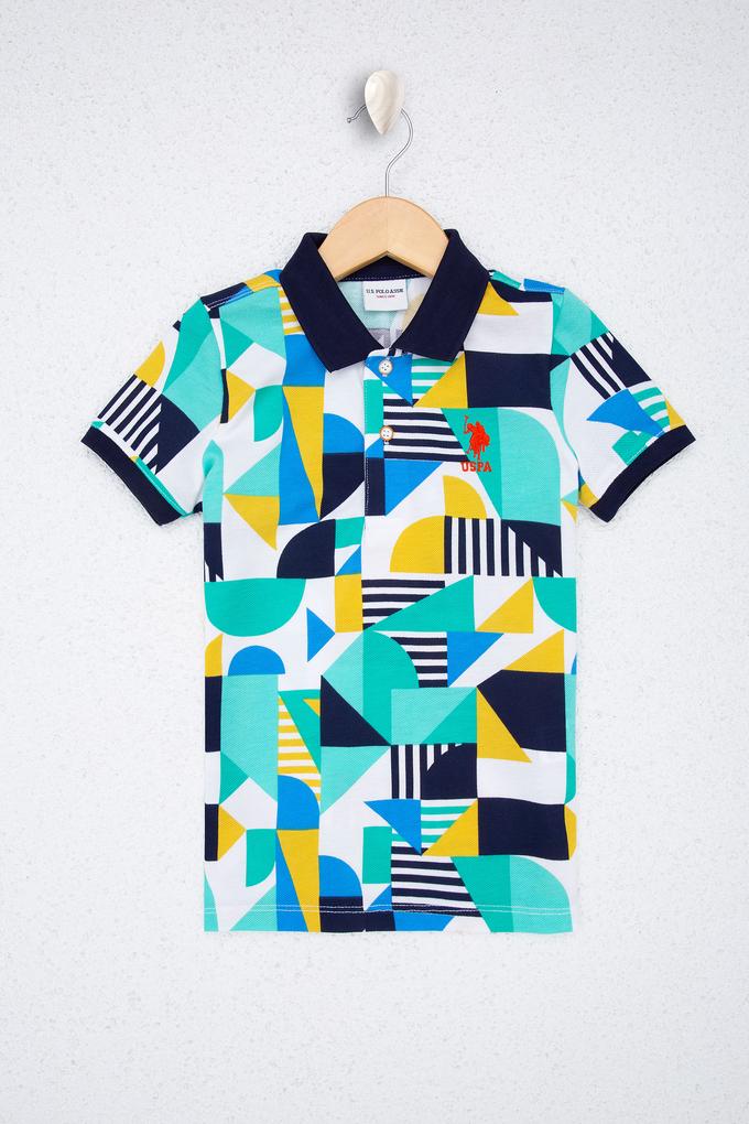 Erkek Çocuk Beyaz Polo Yaka Tişört