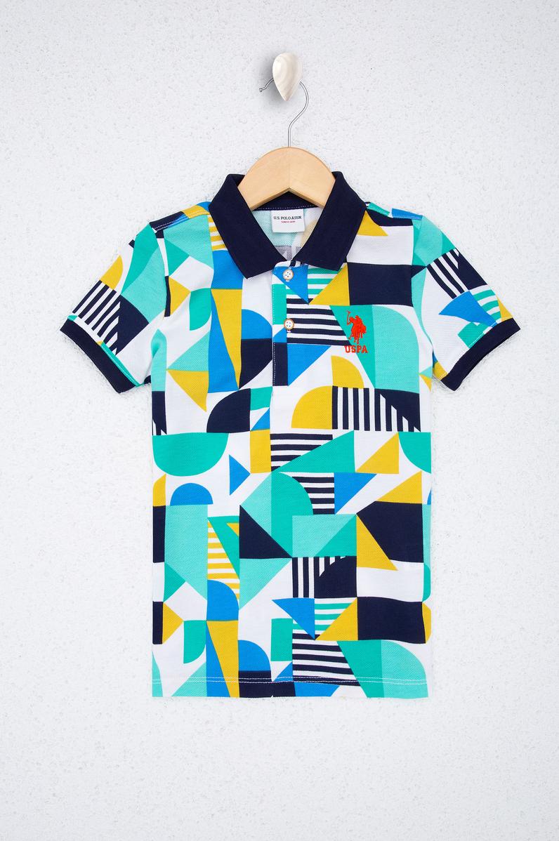 Erkek Çocuk Beyaz Polo Yaka Tişört