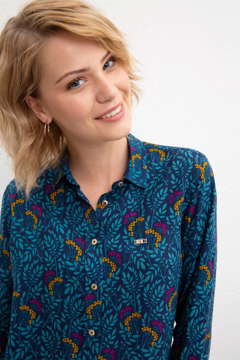 Kadın Yeşil Gömlek - 50207929003