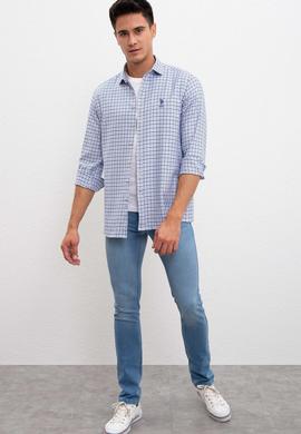 Erkek Mavi Gömlek - 50207869001