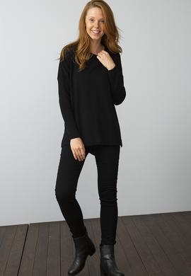 Siyah Triko Kazak - 50193787031