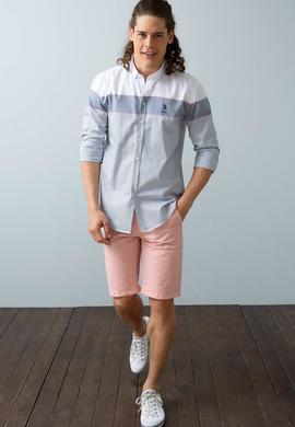 Erkek Mavi Gömlek Uzunkol - 50199821006