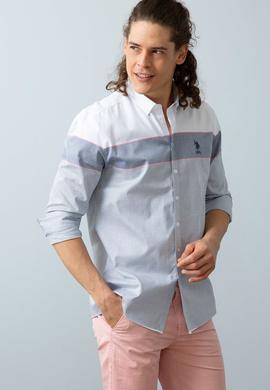 Erkek Mavi Gömlek Uzunkol - 50199821006