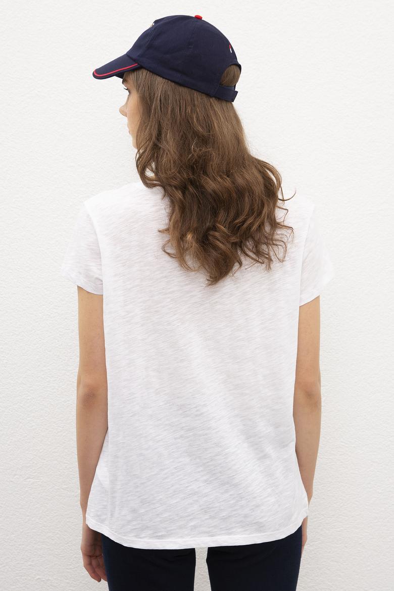 Kadın Beyaz Tişört - 50220931001