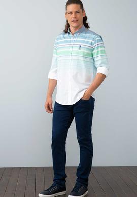 Erkek Beyaz Gömlek Uzunkol - 50199405001