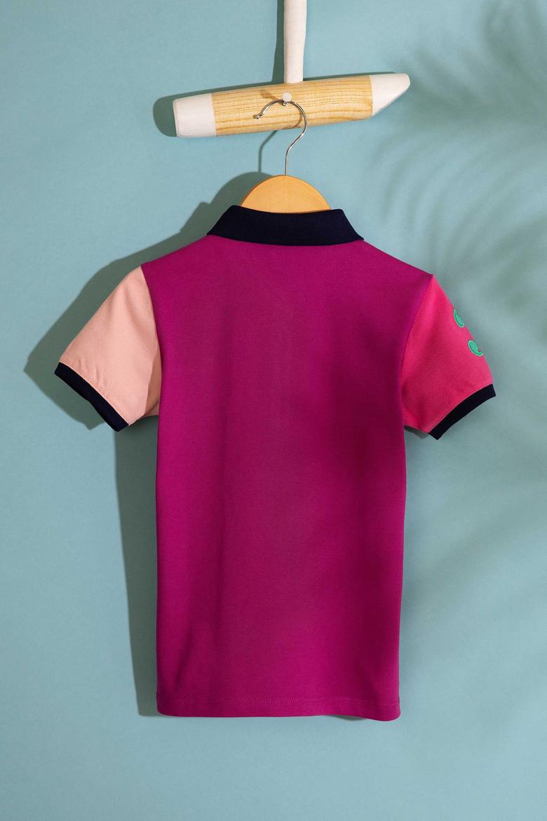 Kız Çocuk Mor Tişört - 50202622012