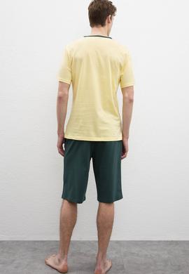 Erkek Sarı Pijama Takımı - 50213337007