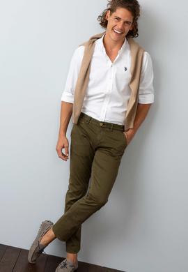 Beyaz Gömlek Uzunkol Basic - 50191437001