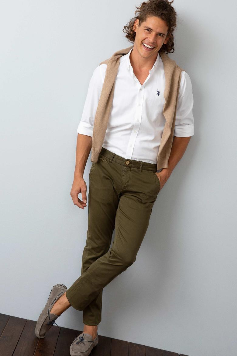 Beyaz Gömlek Uzunkol Basic - 50191437001