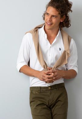 Beyaz Gömlek Uzunkol Basic - 50191437001