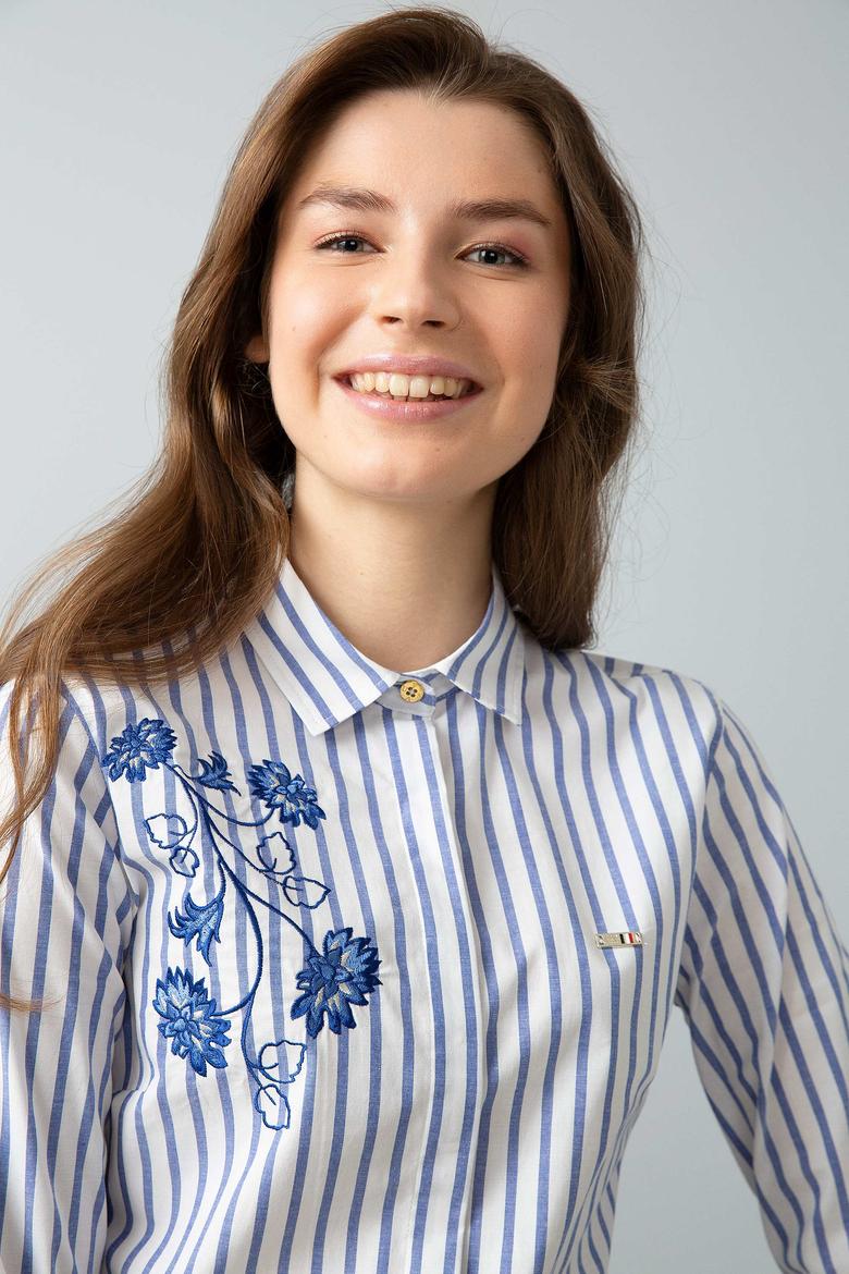 Mavi Gömlek Uzunkol - 50191966022