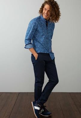 Mavi Gömlek Uzunkol - 50191968020