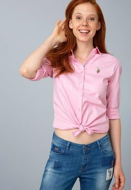 Pembe Gömlek Uzunkol Basic - 50192076017