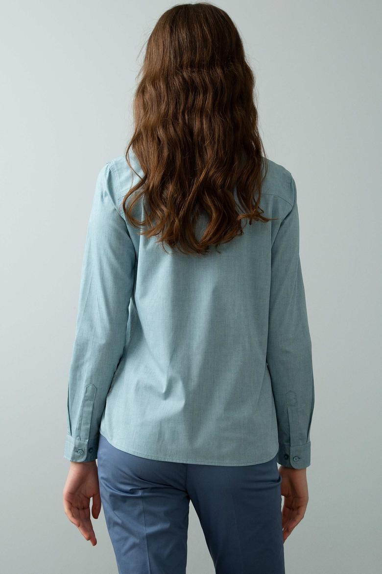 Mavi Gömlek Uzunkol Basic - 50192076090