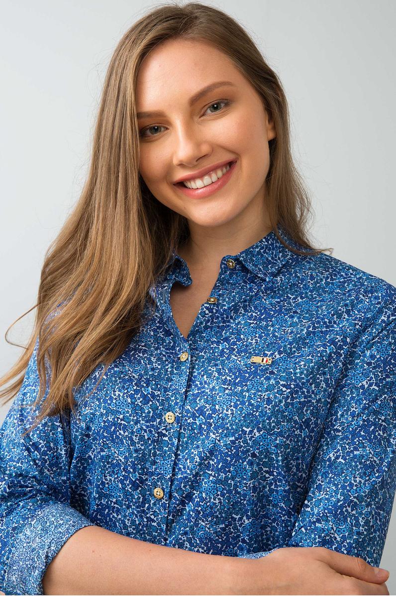 Mavi Gömlek Uzunkol