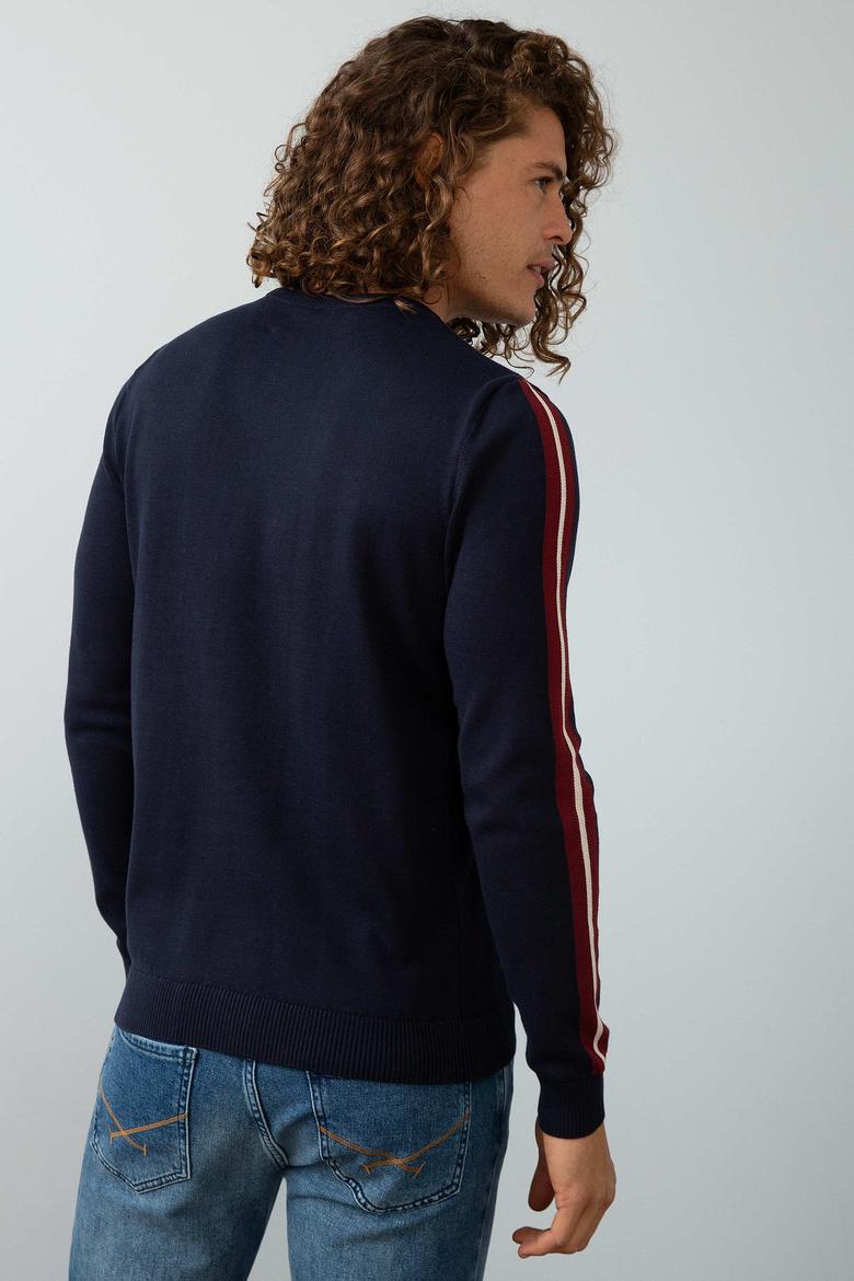 Erkek Lacivert Triko Kazak - 50192332001