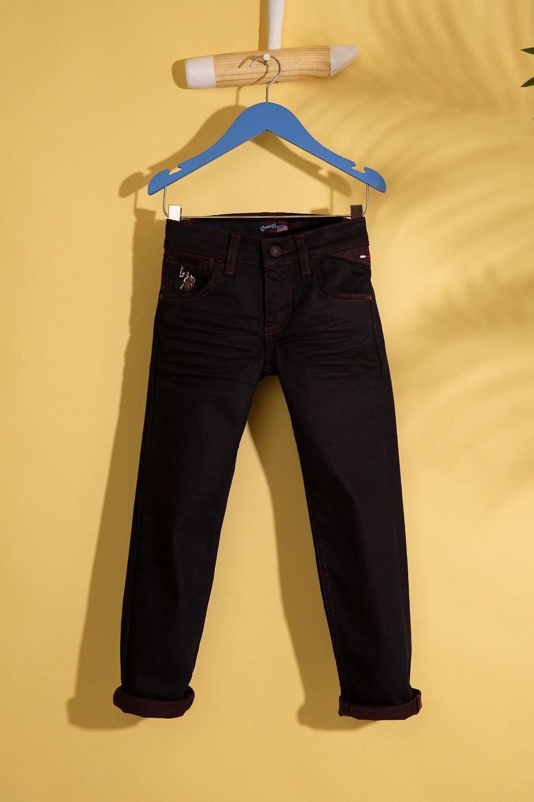 Kırmızı Denim Pantolon