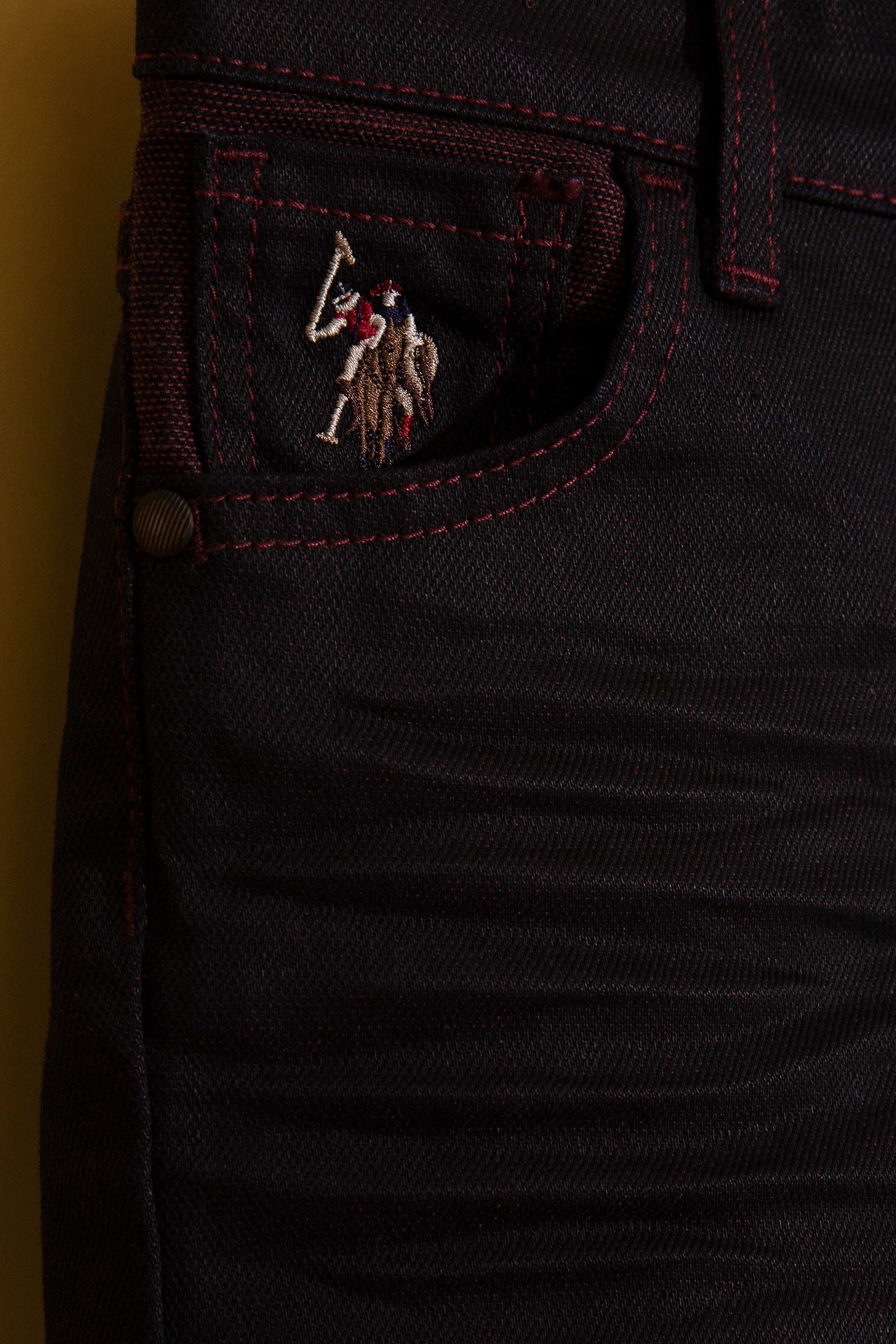 Kırmızı Denim Pantolon - Image 3