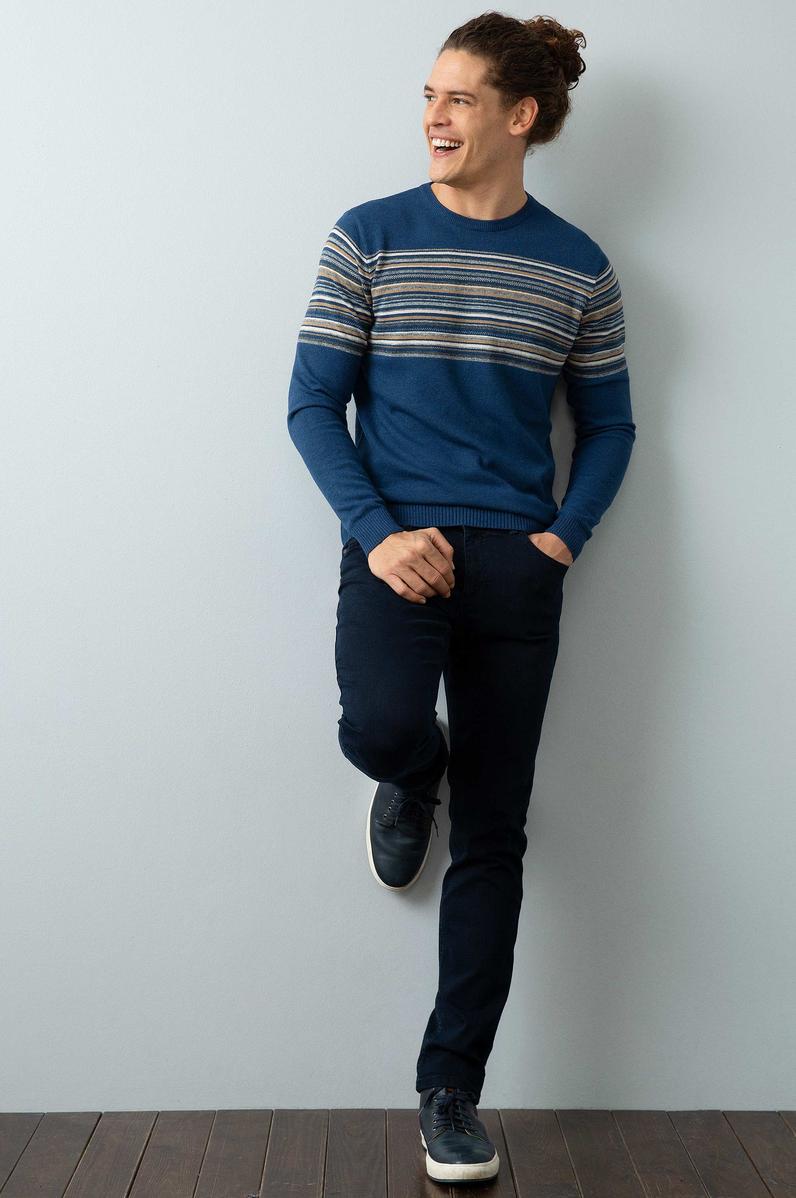 Lacivert Denim Pantolon