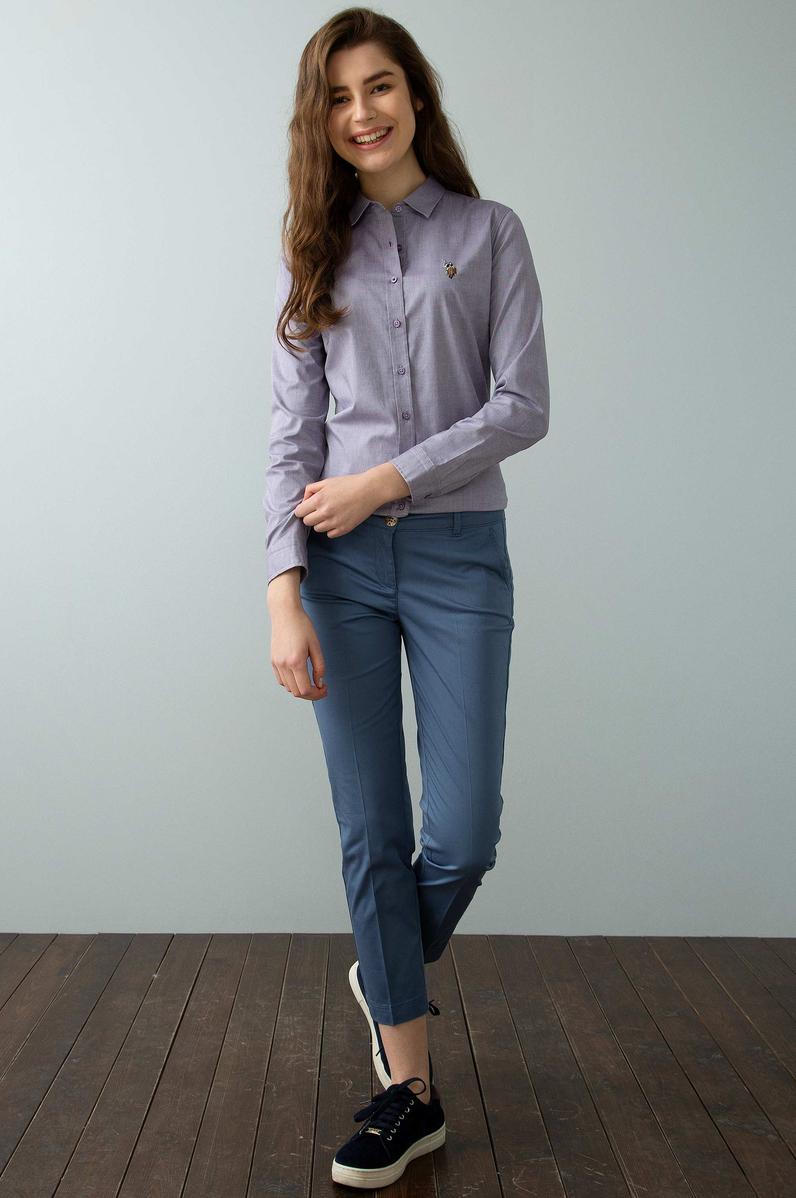 Pembe Gömlek Uzunkol Basic