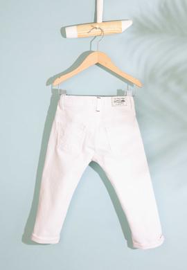 Erkek Çocuk Beyaz Denim Pantolon - 50202112008