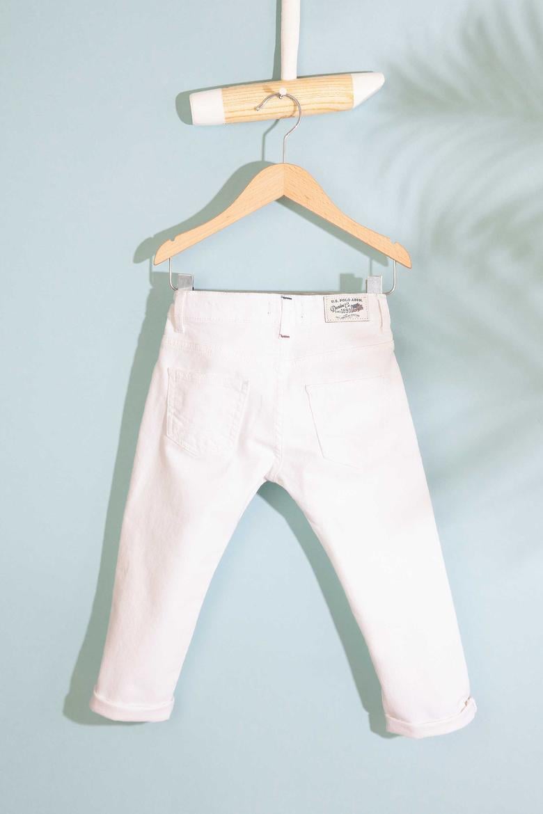 Erkek Çocuk Beyaz Denim Pantolon - 50202112008