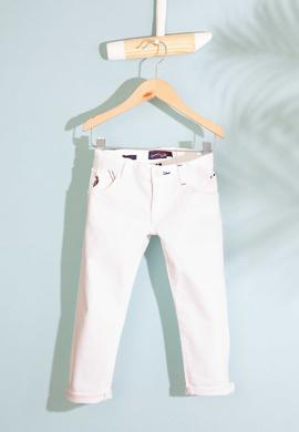 Erkek Çocuk Beyaz Denim Pantolon - 50202112008