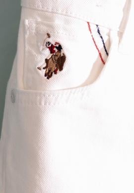 Erkek Çocuk Beyaz Denim Pantolon - 50202112008