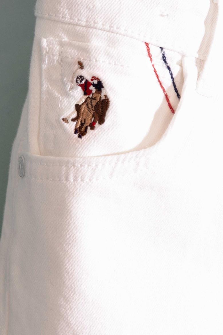 Erkek Çocuk Beyaz Denim Pantolon - 50202112008