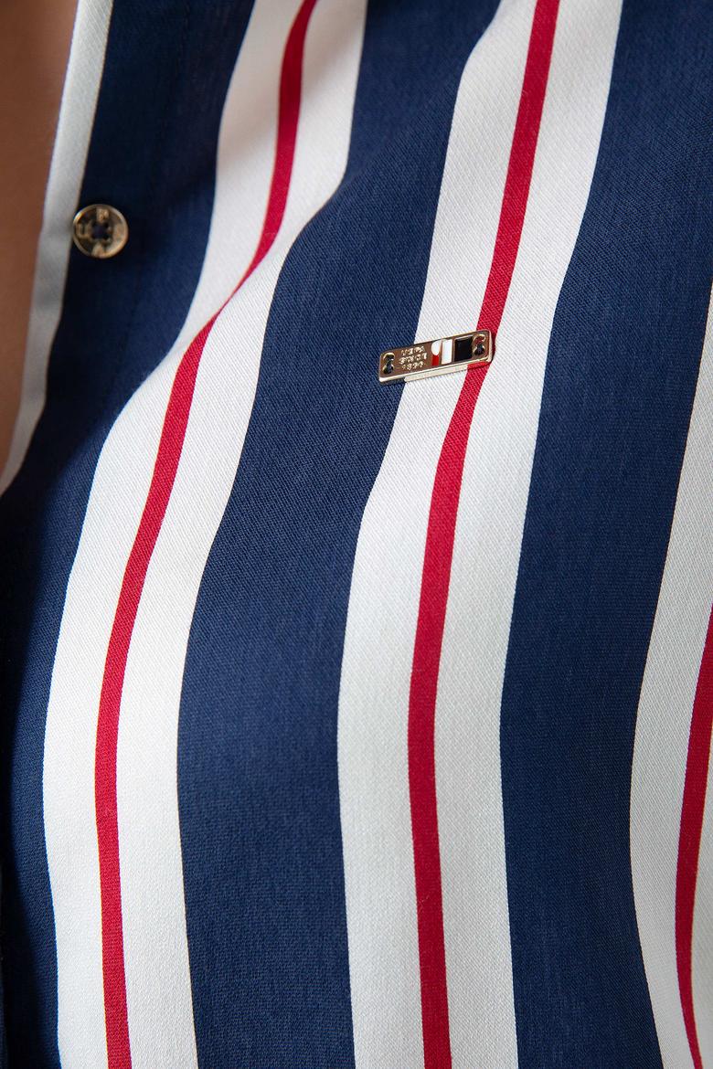 Kadın Lacivert Dokuma Elbise - 50202402001